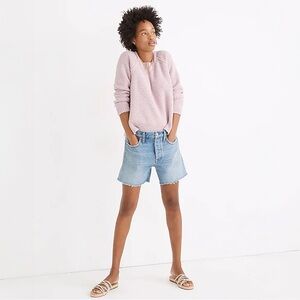 Madewell Mid length, Mid Rise Denim Shorts